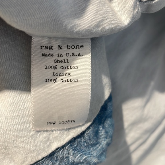 rag & bone denim jacket (size 6) - Picture 8 of 16
